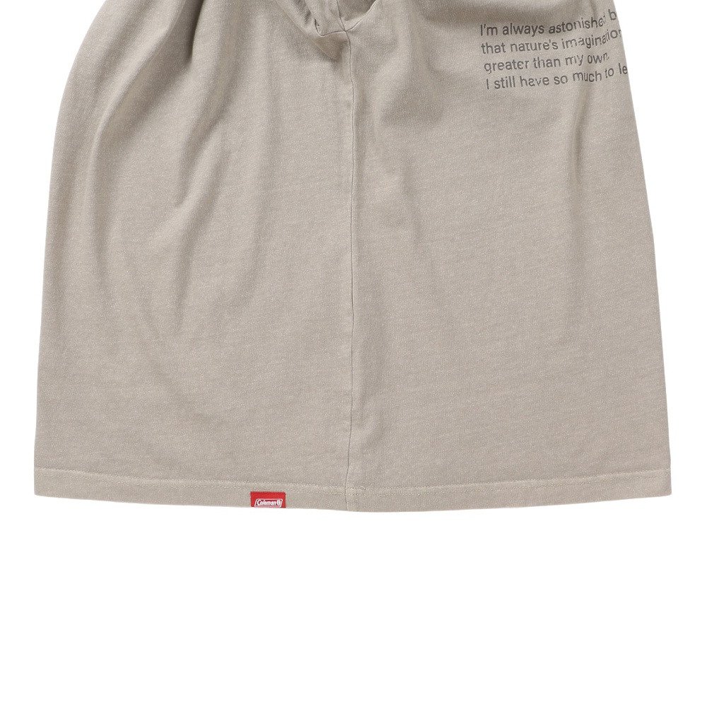 コールマン（Coleman）（メンズ）PGM ロゴプリントTシャツ X5637A BEG