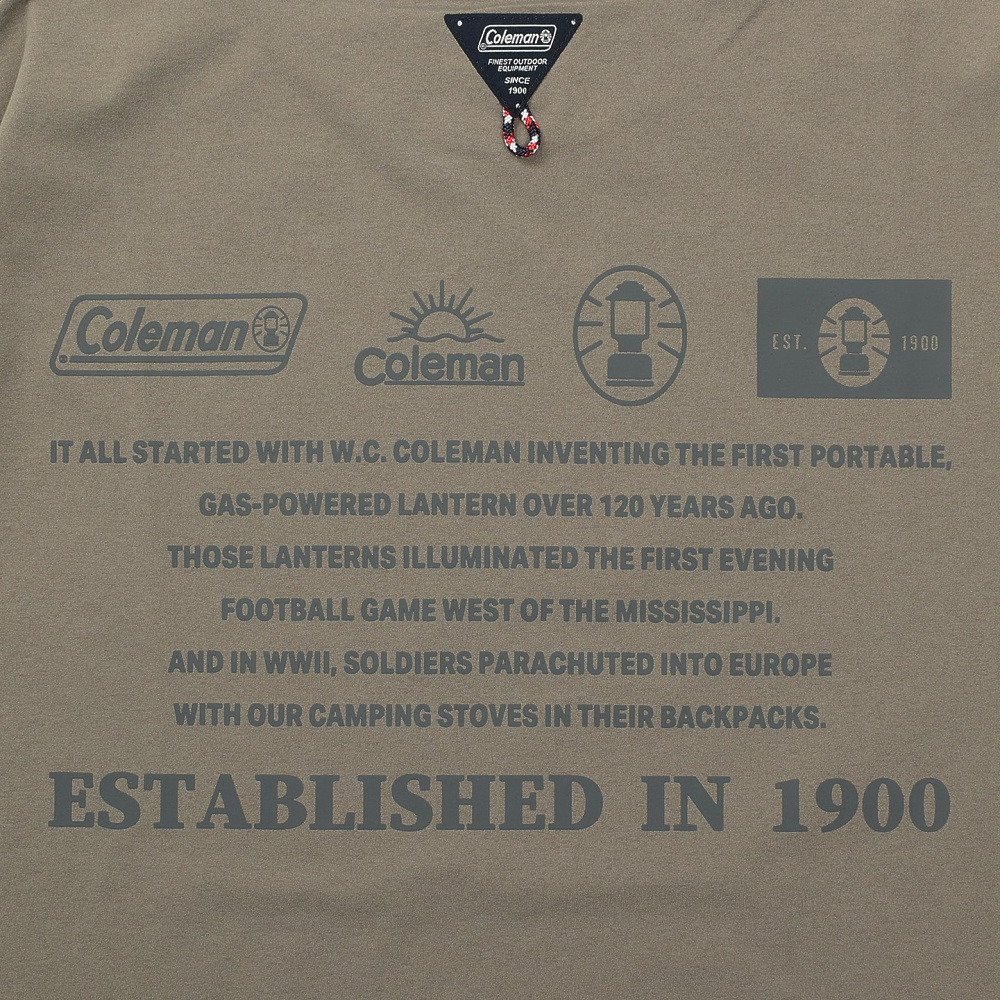 コールマン（Coleman）（メンズ）レタリングラッシュTシャツ X563AA BEG