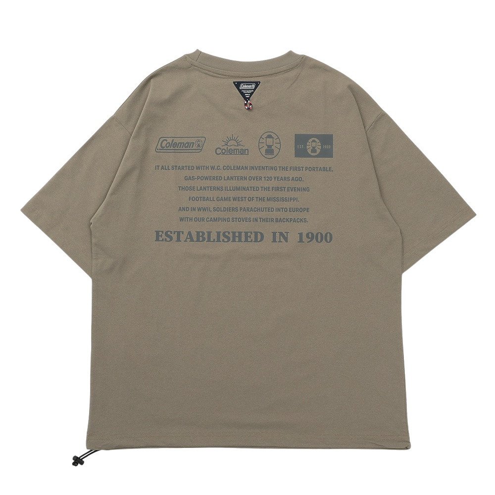 コールマン（Coleman）（メンズ）レタリングラッシュTシャツ X563AA BEG