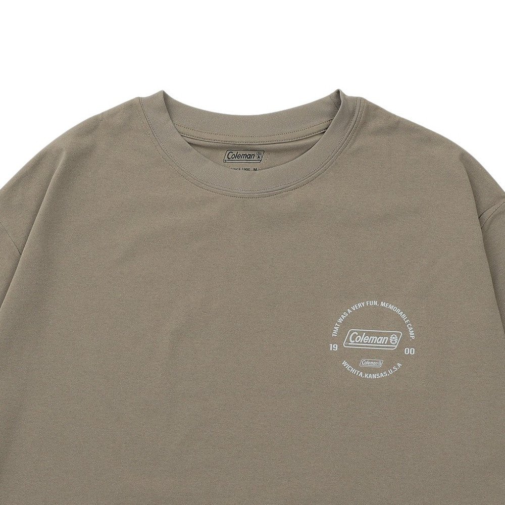 コールマン（Coleman）（メンズ）レタリングラッシュTシャツ X563AA BEG