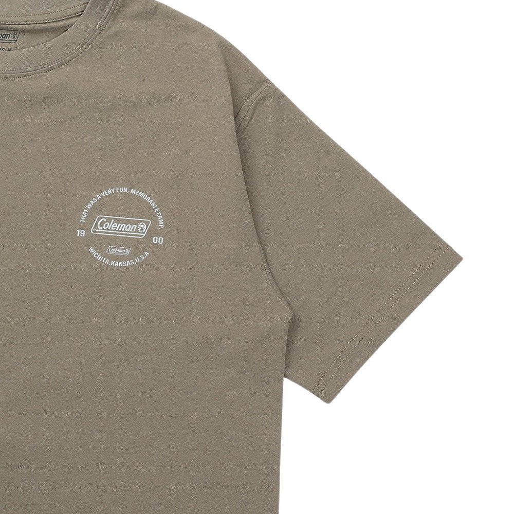 コールマン（Coleman）（メンズ）レタリングラッシュTシャツ X563AA BEG