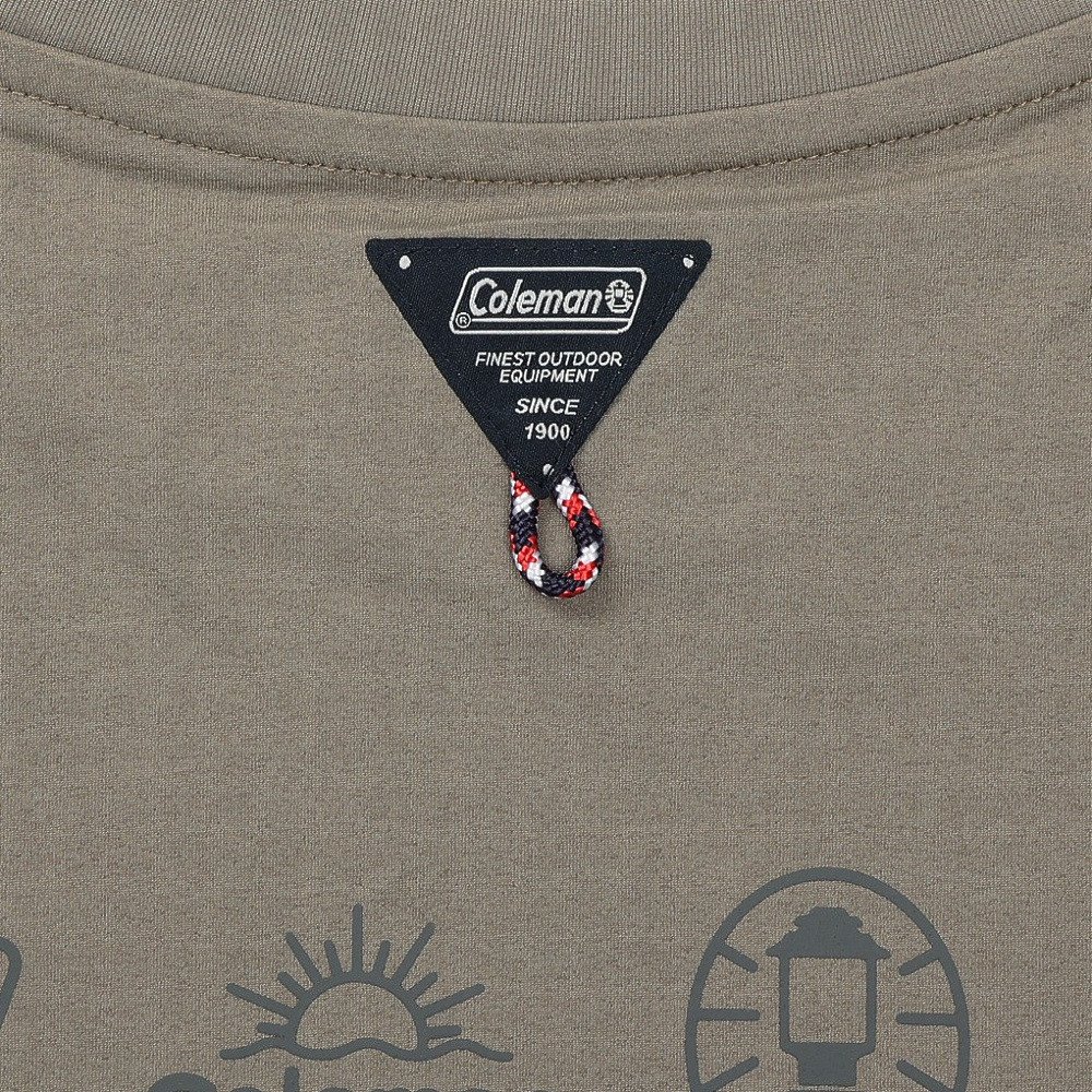コールマン（Coleman）（メンズ）レタリングラッシュTシャツ X563AA BEG