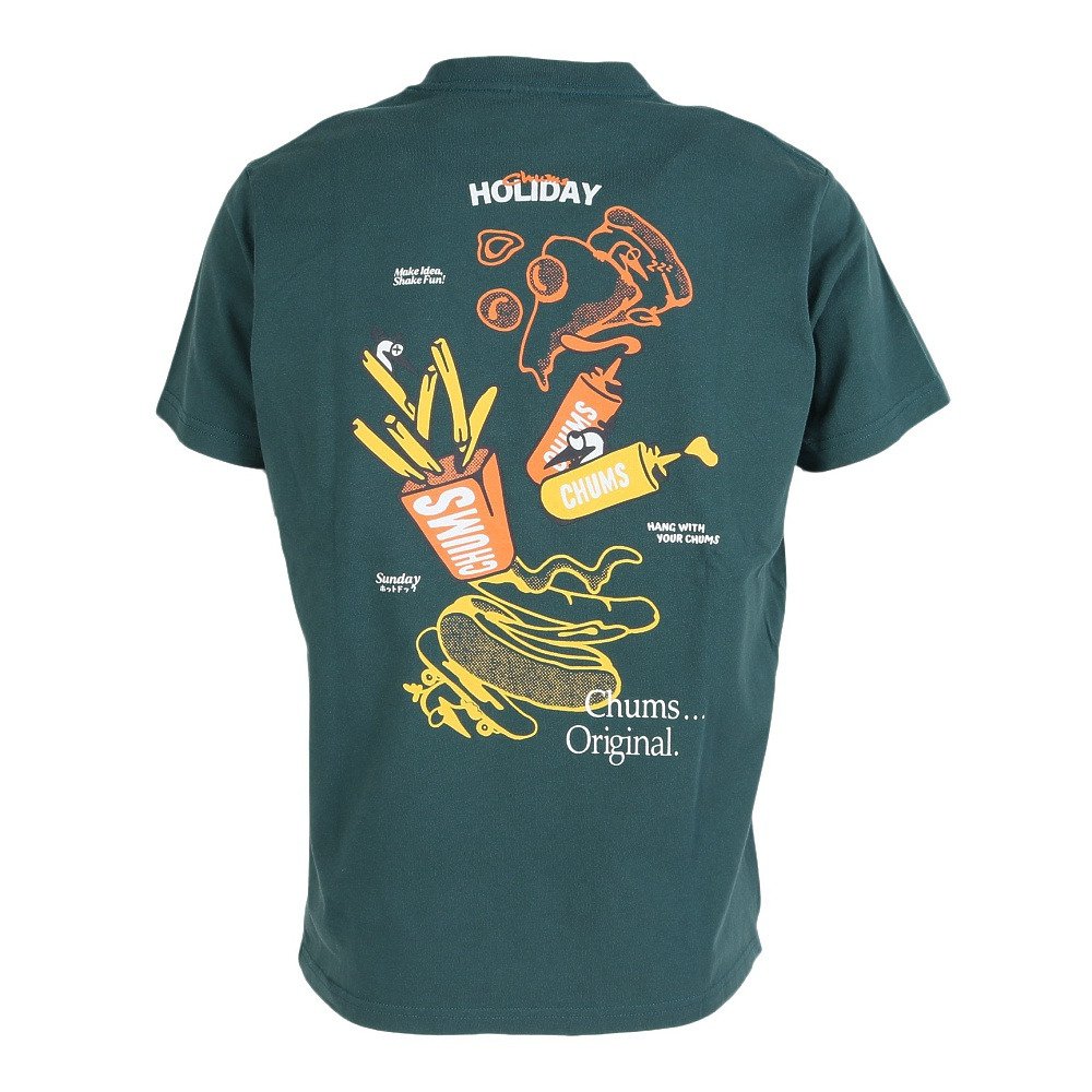 チャムス（CHUMS）（メンズ）アンチバグファストフードポケットTシャツ CH01-2715-T035