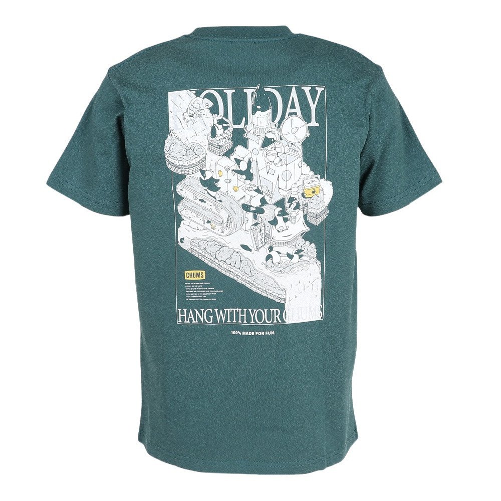 チャムス（CHUMS）（メンズ）アンチバグチャムスホリデーTシャツ CH01-2716-T035