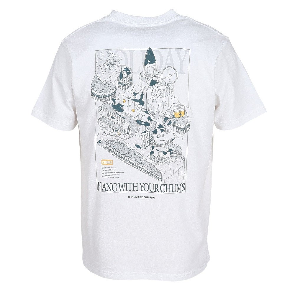チャムス（CHUMS）（メンズ）アンチバグチャムスホリデーTシャツ CH01-2716-W001