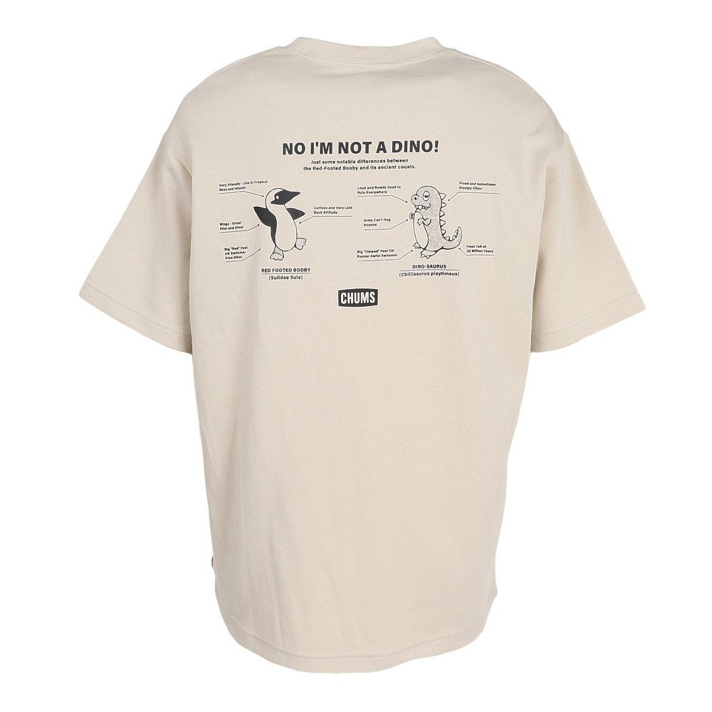 チャムス（CHUMS）（メンズ）コットンドライチャムスダイナソーTシャツ CH01-2757-G057