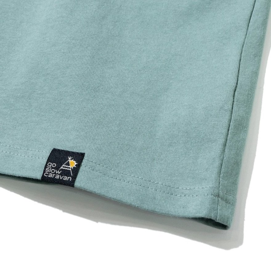 ゴースローキャラバン（GOSLOWCARAVAN）（メンズ）USA COTTON バンジョー猫 半袖Tシャツ 361910 GRN