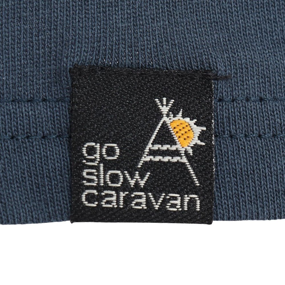 ゴースローキャラバン（GOSLOWCARAVAN）（メンズ）レオパードゲッコー IMPACT ゆったり 半袖Tシャツ 361916 NAV