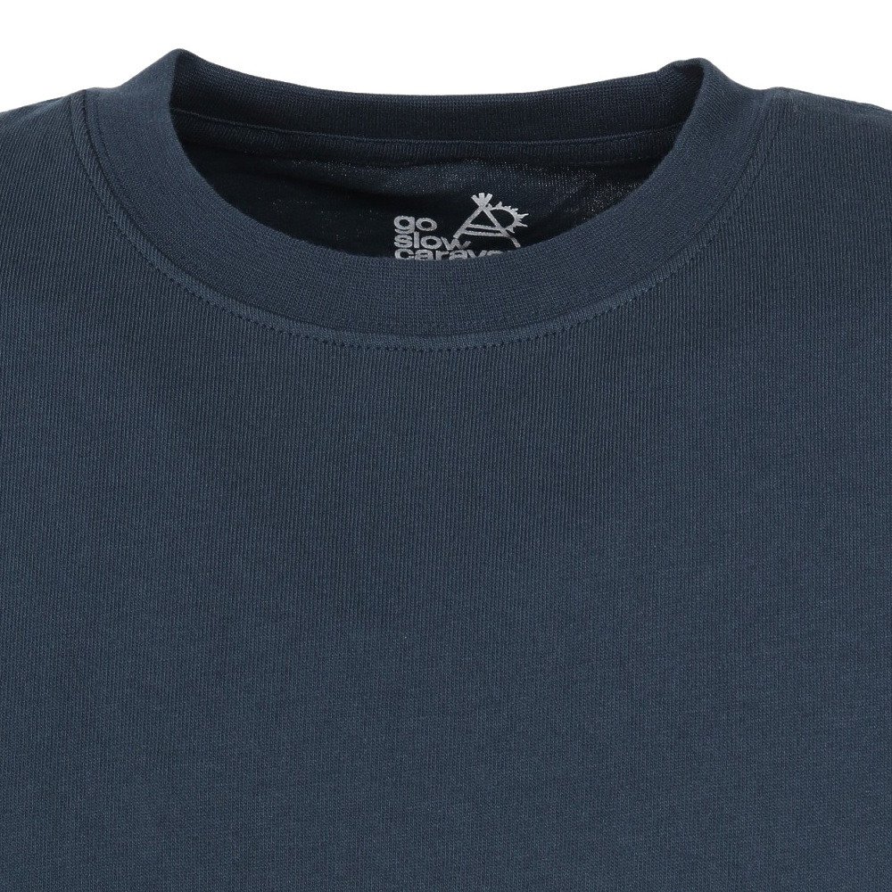 ゴースローキャラバン（GOSLOWCARAVAN）（メンズ）レオパードゲッコー IMPACT ゆったり 半袖Tシャツ 361916 NAV