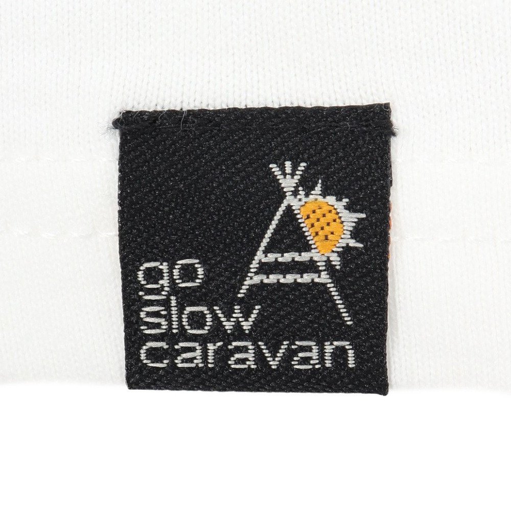 ゴースローキャラバン（GOSLOWCARAVAN）（メンズ）レオパードゲッコー IMPACT ゆったり 半袖Tシャツ 361916 WHT