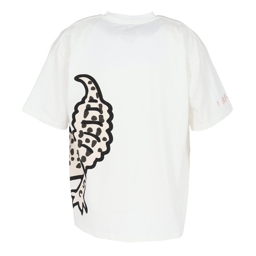 ゴースローキャラバン（GOSLOWCARAVAN）（メンズ）レオパードゲッコー IMPACT ゆったり 半袖Tシャツ 361916 WHT