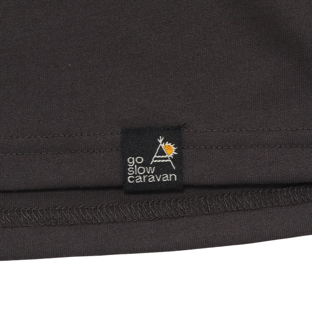 ゴースローキャラバン（GOSLOWCARAVAN）（メンズ、レディース）Drymix 海猫 半袖Tシャツ 365601 BLK