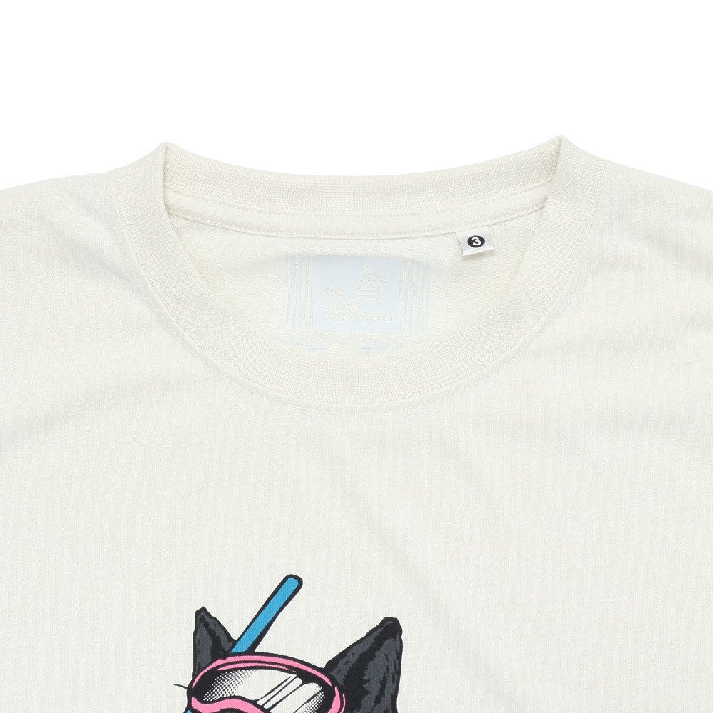 ゴースローキャラバン（GOSLOWCARAVAN）（メンズ、レディース）Drymix 海猫 半袖Tシャツ 365601 IVY