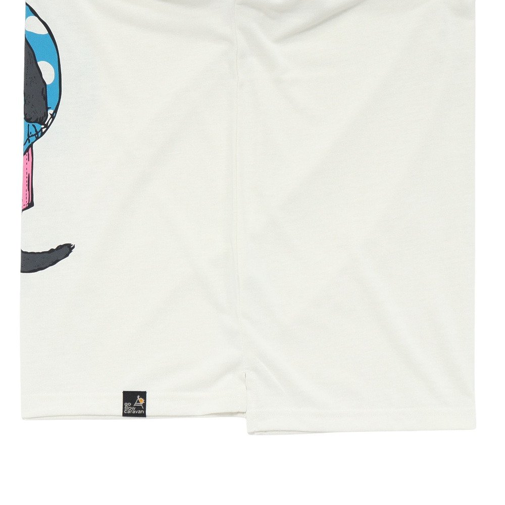 ゴースローキャラバン（GOSLOWCARAVAN）（メンズ、レディース）Drymix 海猫 半袖Tシャツ 365601 IVY
