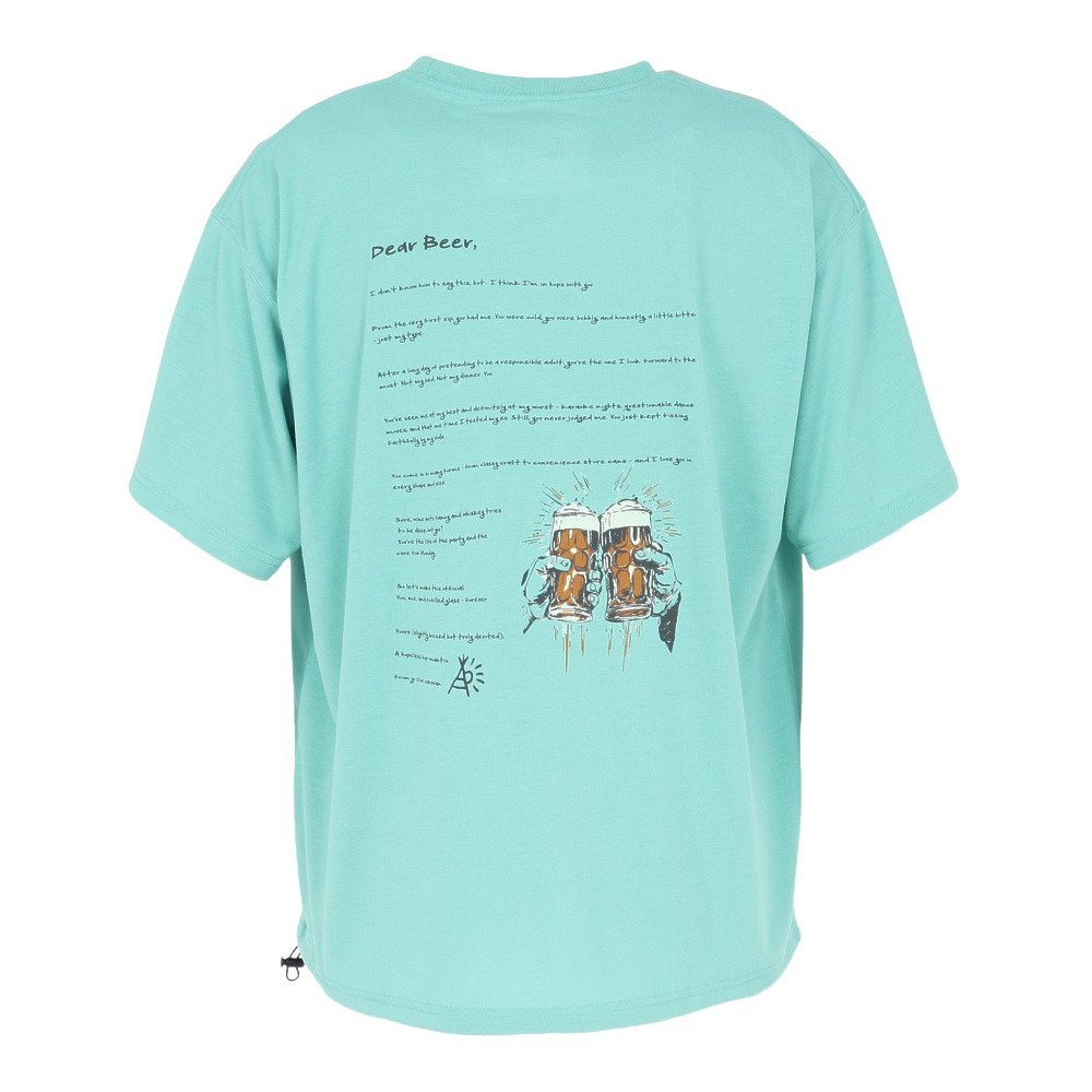 ゴースローキャラバン（GOSLOWCARAVAN）（メンズ）Drymix GIVE ME BEER ビッグ 半袖Tシャツ 365603 MNT