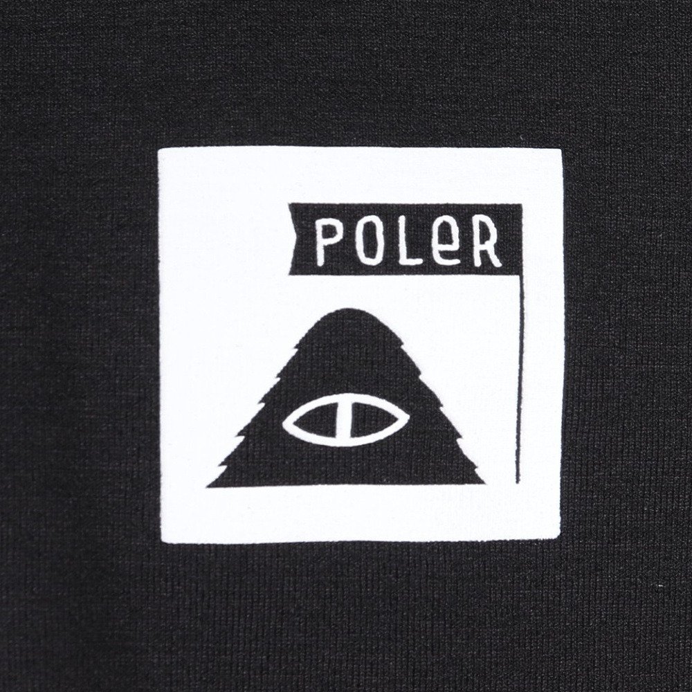 ポーラー（POLER）（メンズ）SUMMIT QUICK DRY 半袖Tシャツ 269MCV0001-BLK