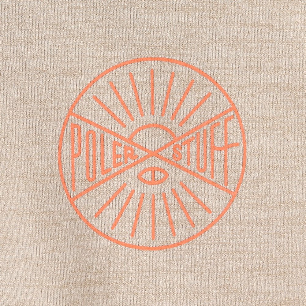 ポーラー（POLER）（メンズ）HISTORY QUICK DRY 半袖Tシャツ 269MCV0003-BEG