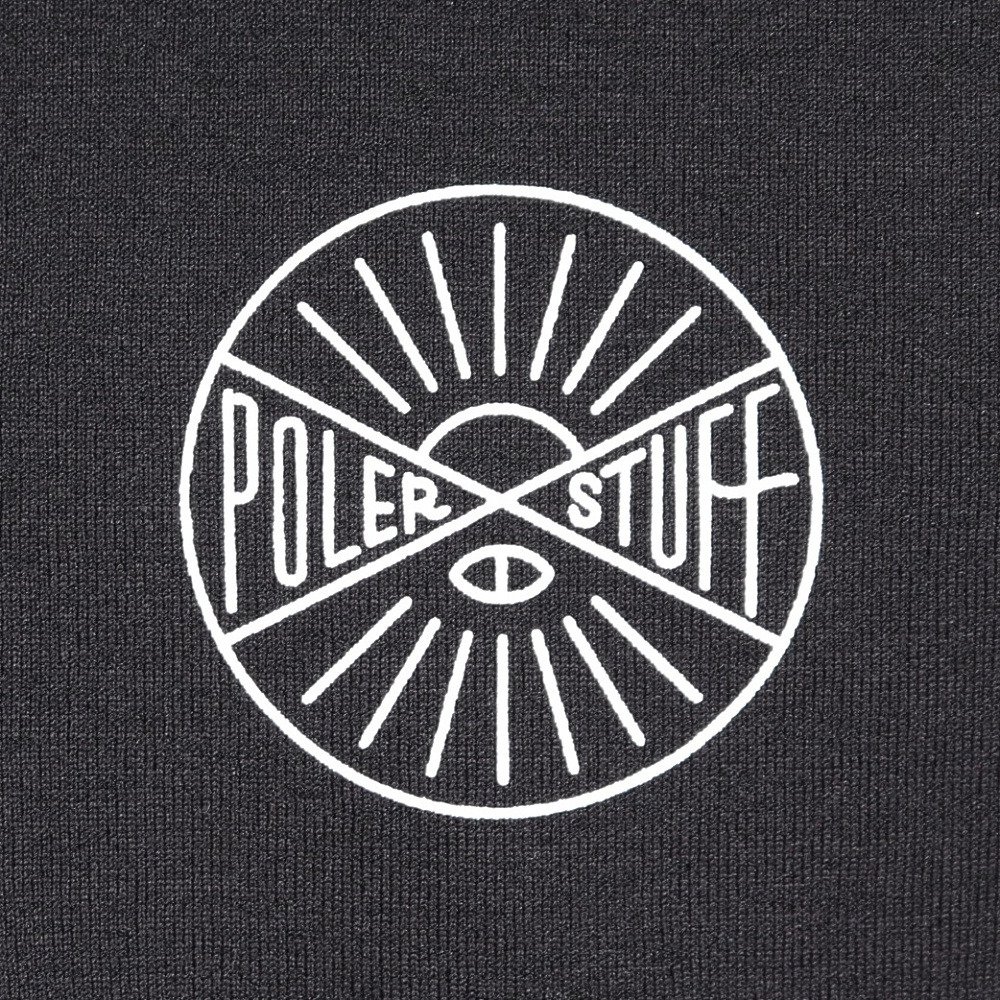ポーラー（POLER）（メンズ）HISTORY QUICK DRY 半袖Tシャツ 269MCV0003-BLK