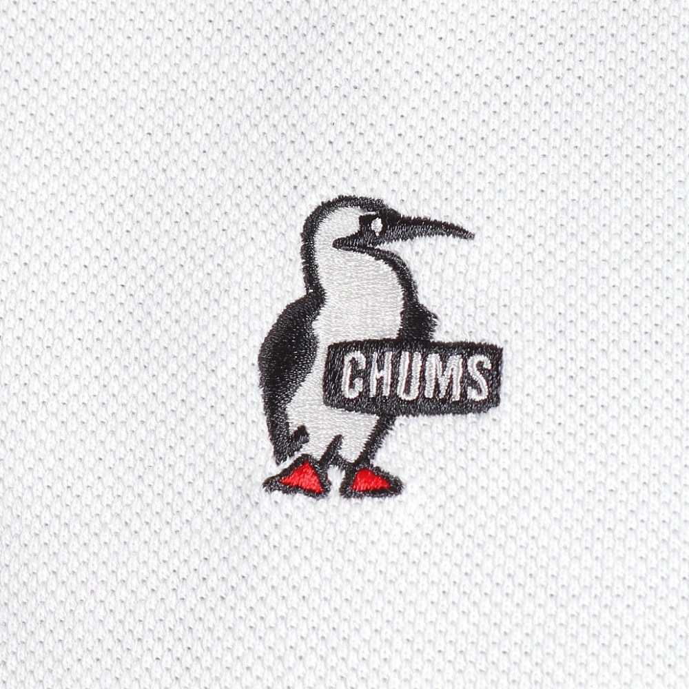 チャムス（CHUMS）（メンズ）ブービー半袖ポロシャツ CH02-1190-W001 ホワイト