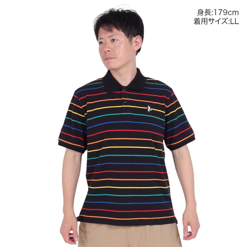 チャムス（CHUMS）（メンズ）ブービーボーダーポロシャツ CH02-1192-K042