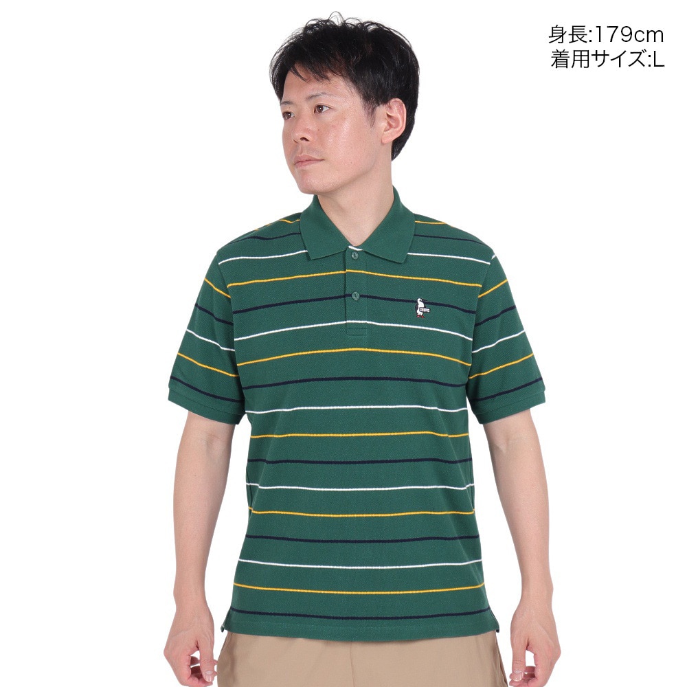 チャムス（CHUMS）（メンズ）ブービーボーダーポロシャツ CH02-1192-M111