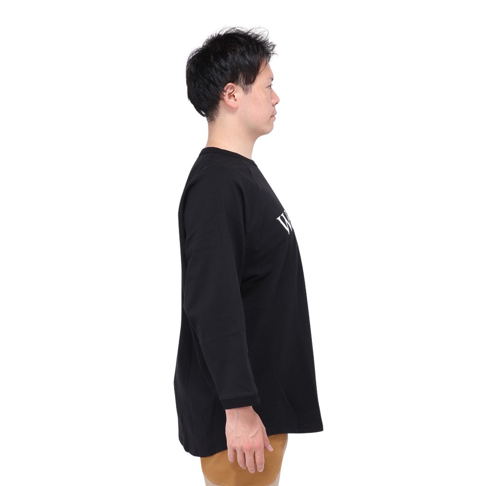 ゴースローキャラバン（GOSLOWCARAVAN）（メンズ、レディース）USA/C 祭 8分袖 ルーズベースボールTシャツ 321905 BLK