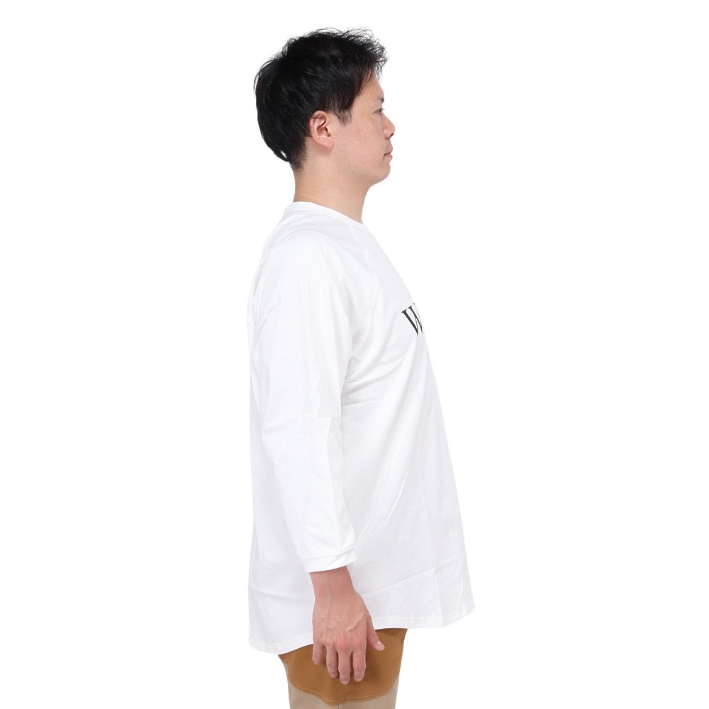 ゴースローキャラバン（GOSLOWCARAVAN）（メンズ、レディース）USA/C 祭 8分袖 ルーズベースボールTシャツ 321905 WHT