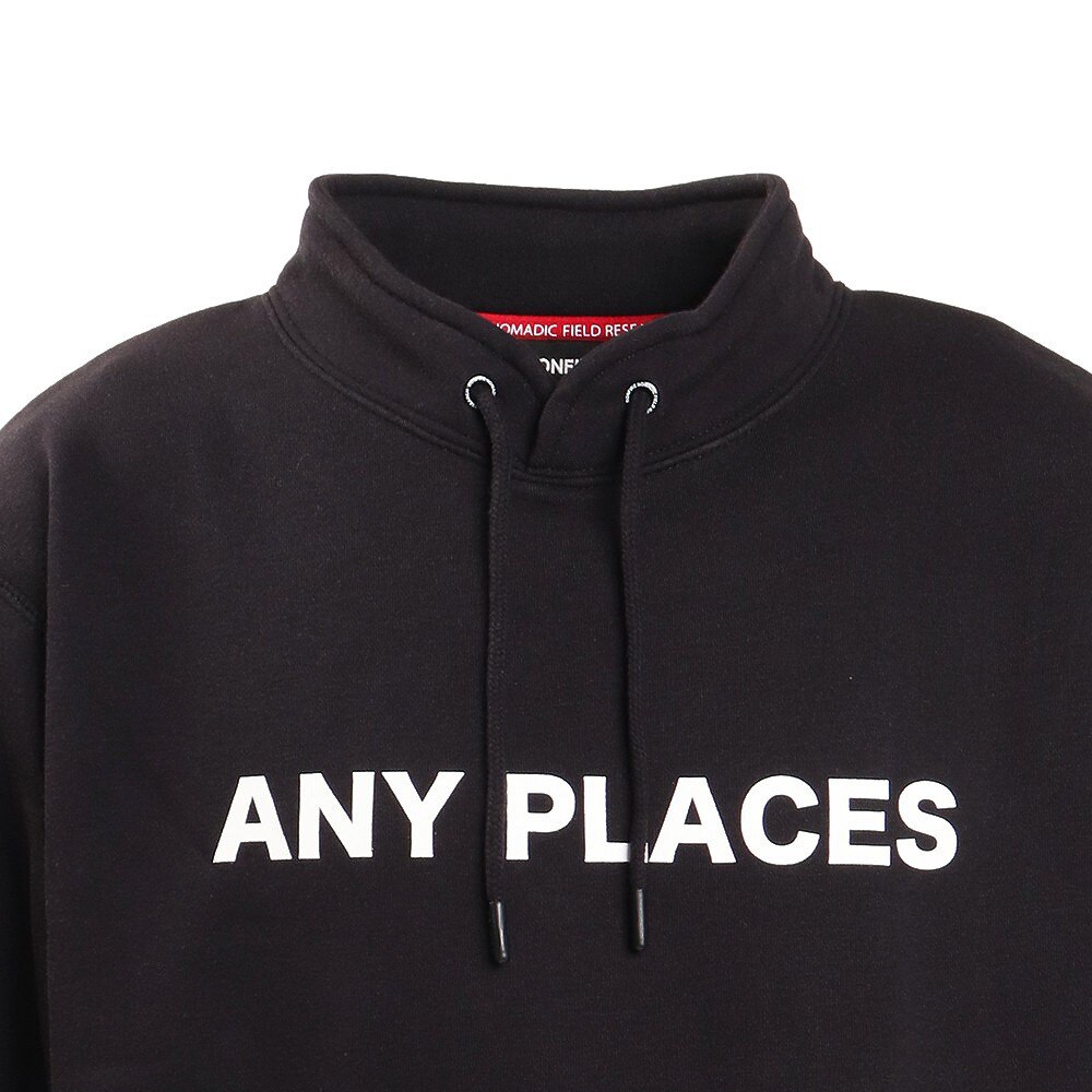 ボンファイア（Bonfire）（メンズ）トレーナー SWEAT SHIRTSSTAND 50BNF1FCD2201 BLK