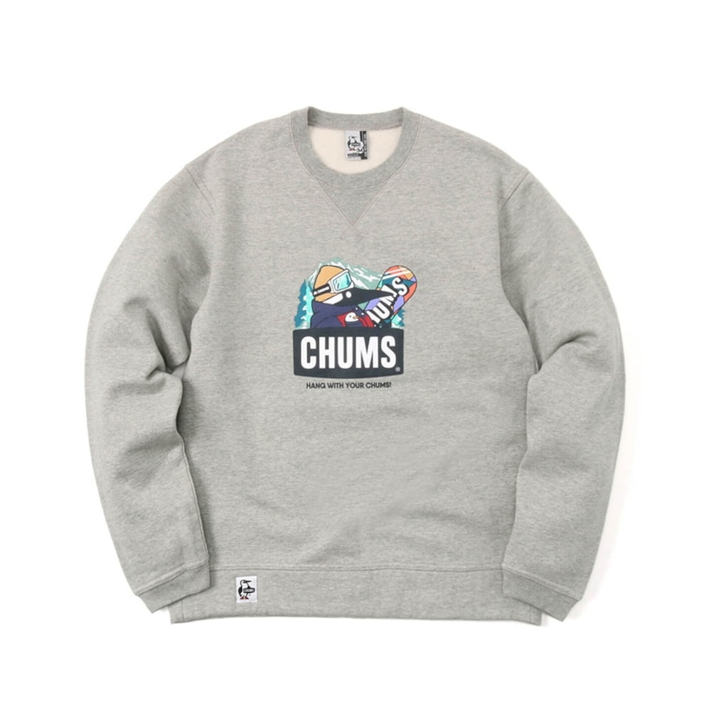 チャムス（CHUMS）（メンズ）トレーナー スウェット スノーボーディング ブービー クルートップ CH00-1358-G005