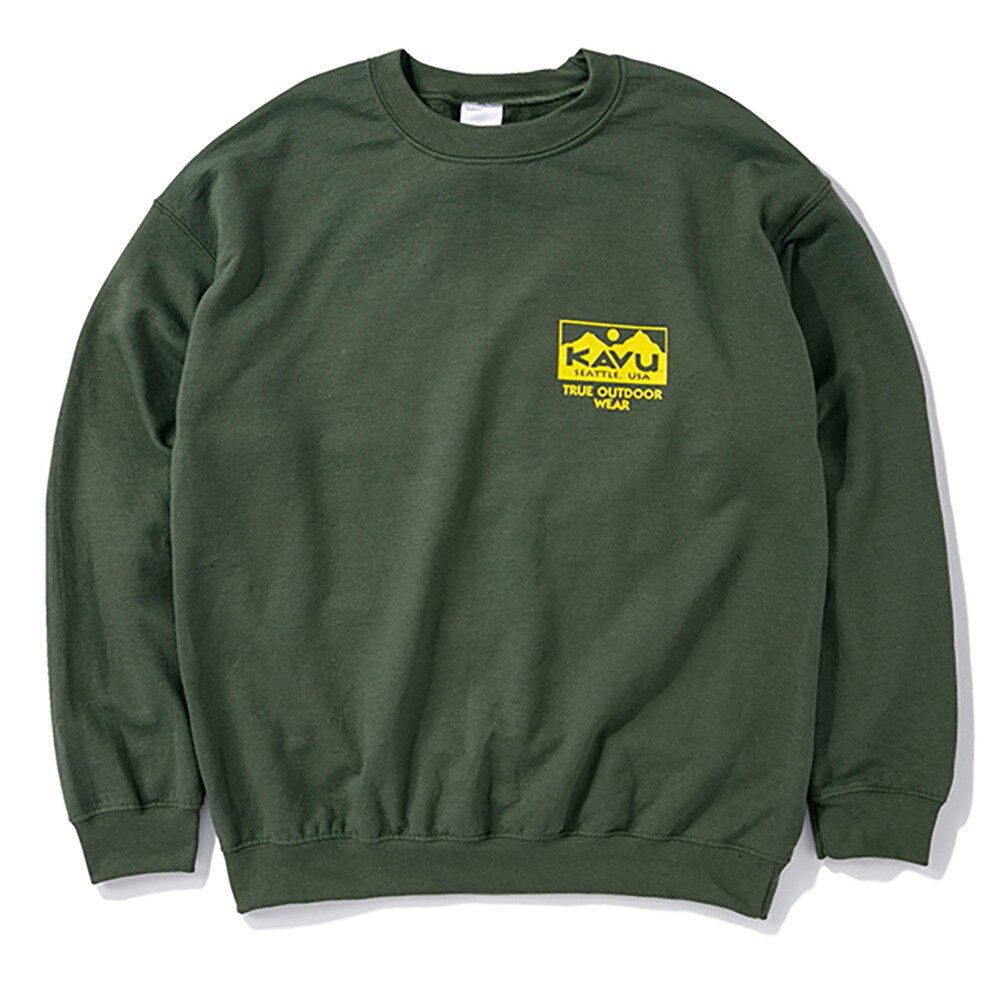 カブー（KAVU）（メンズ）アウトドア トレッキング トゥルーロゴ スウェット トレーナー 19821729 MGR★★★