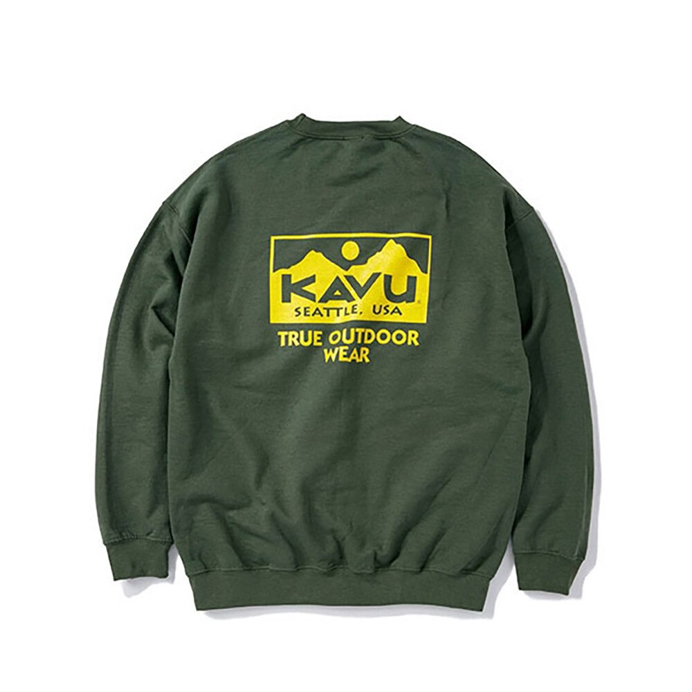 カブー（KAVU）（メンズ）アウトドア トレッキング トゥルーロゴ スウェット トレーナー 19821729 MGR★★★