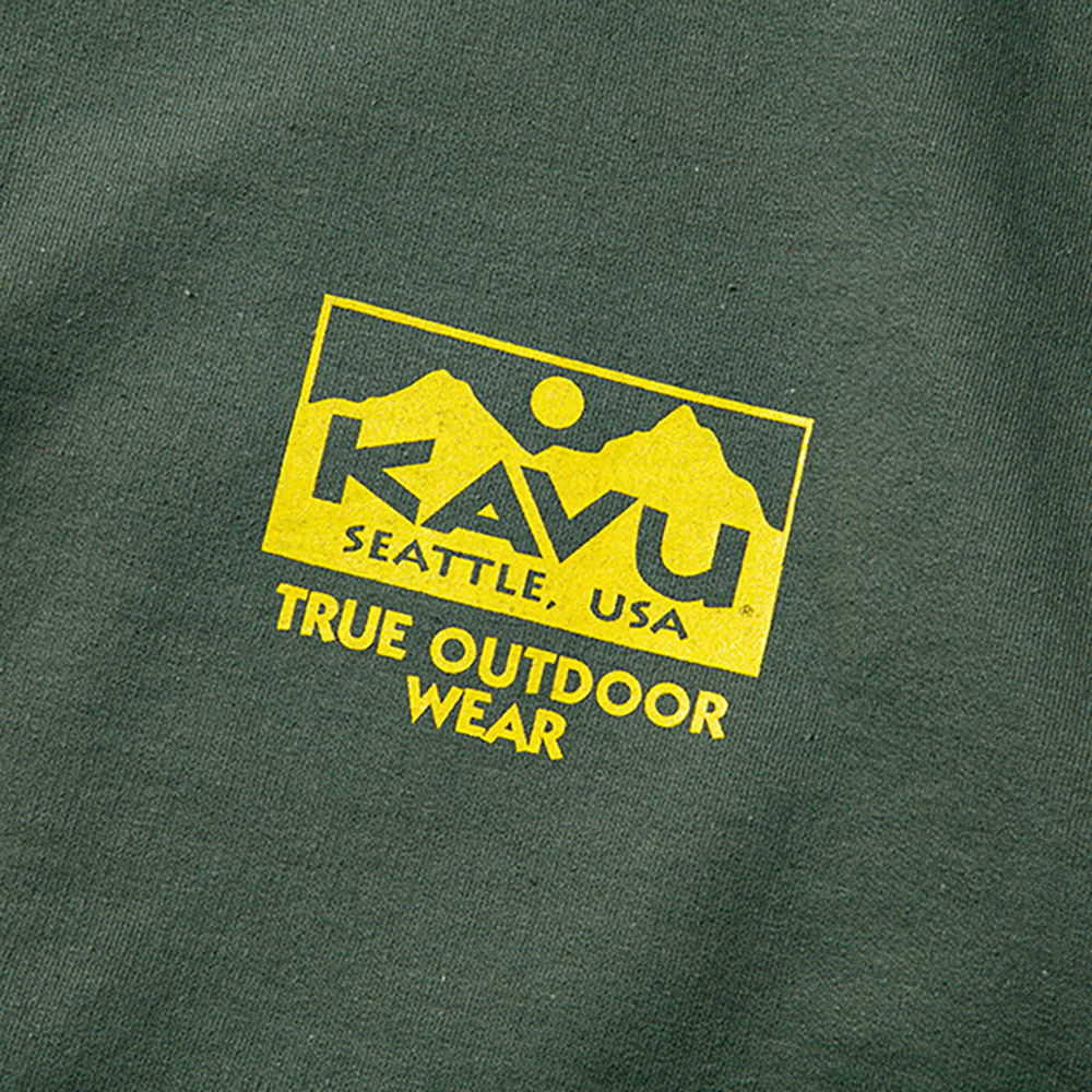 カブー（KAVU）（メンズ）アウトドア トレッキング トゥルーロゴ スウェット トレーナー 19821729 MGR★★★