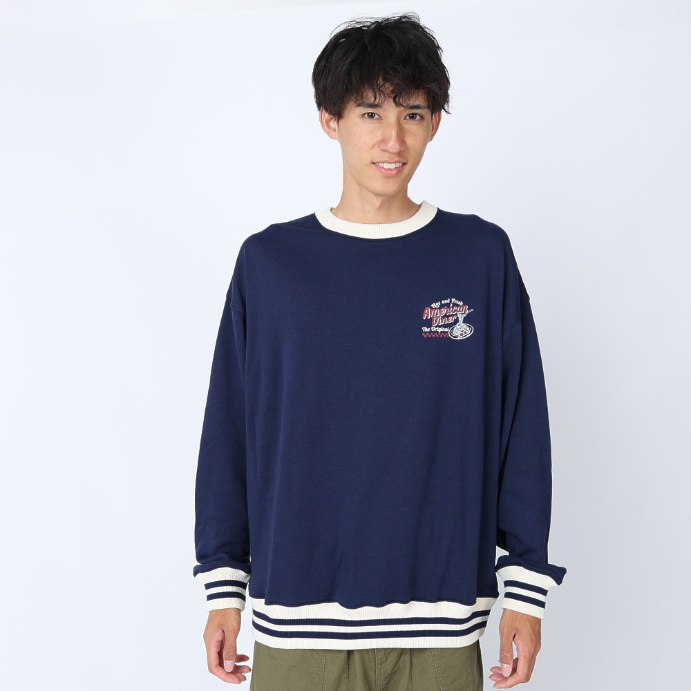 パワー・トゥ・ザ・ピープル（POWER TO THE PEOPLE）（メンズ）トレーナー スウェット VINTAGEプリントトレーナー 3301022-60 NAV ネイビー ユニセックス