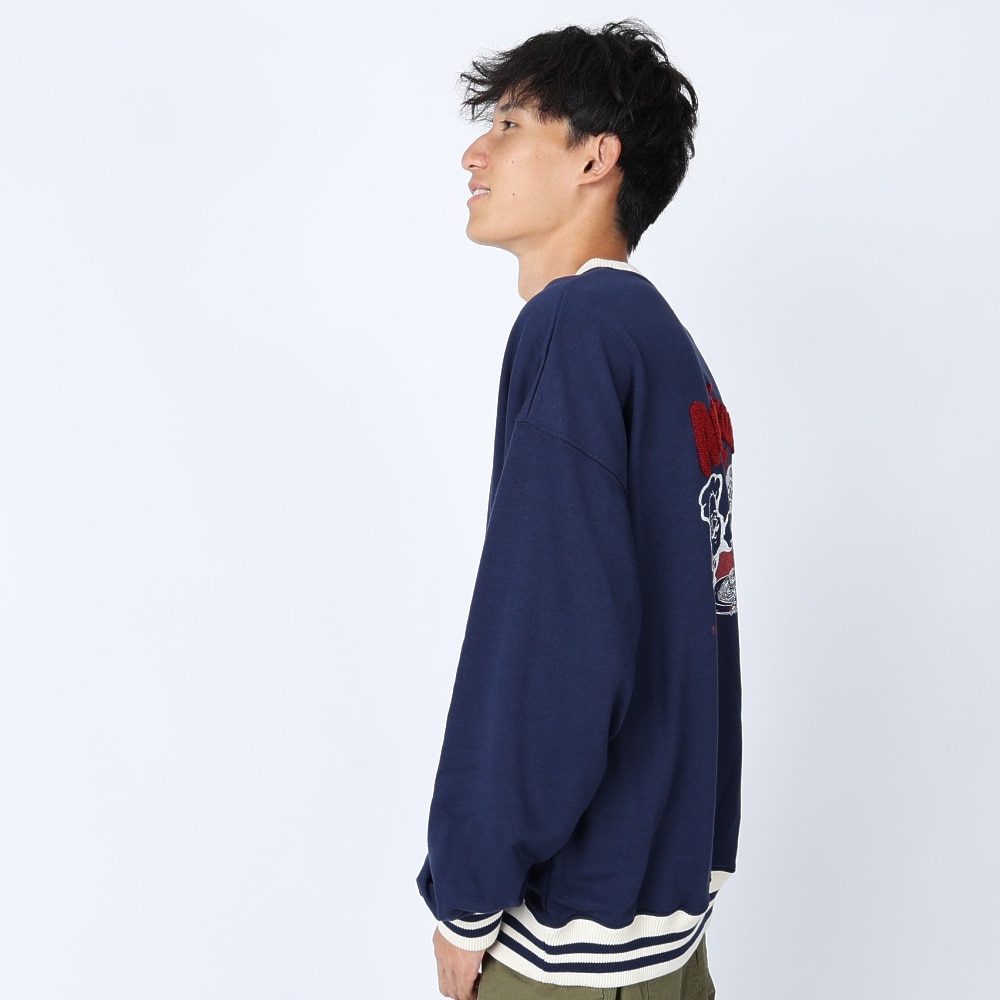 パワー・トゥ・ザ・ピープル（POWER TO THE PEOPLE）（メンズ）トレーナー スウェット VINTAGEプリントトレーナー 3301022-60 NAV ネイビー ユニセックス