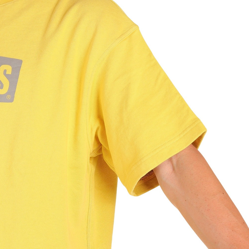 チャムス（CHUMS）（メンズ、レディース）半袖Tシャツ オーバーサイズドショートスリーブロゴクルートップループパイル CH00-1385-Y030 イエロー