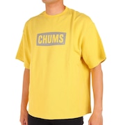 (メンズ、レディース)半袖Tシャツ オーバーサイズドショートスリーブロゴクルートップループパイル CH00-1385-Y030 イエロー