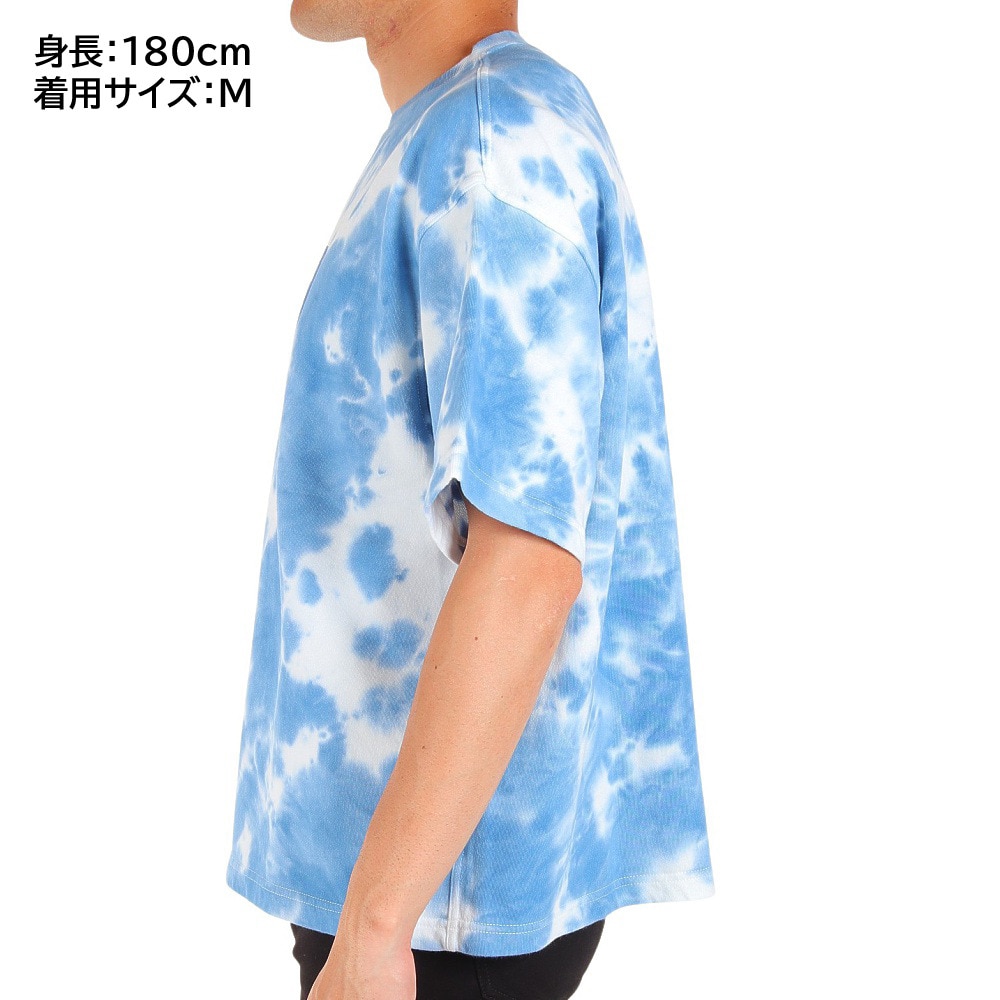 チャムス（CHUMS）（メンズ、レディース）半袖Tシャツ オーバーサイズドショートスリーブロゴクルートップループパイル CH00-1385-Z265 ブルー