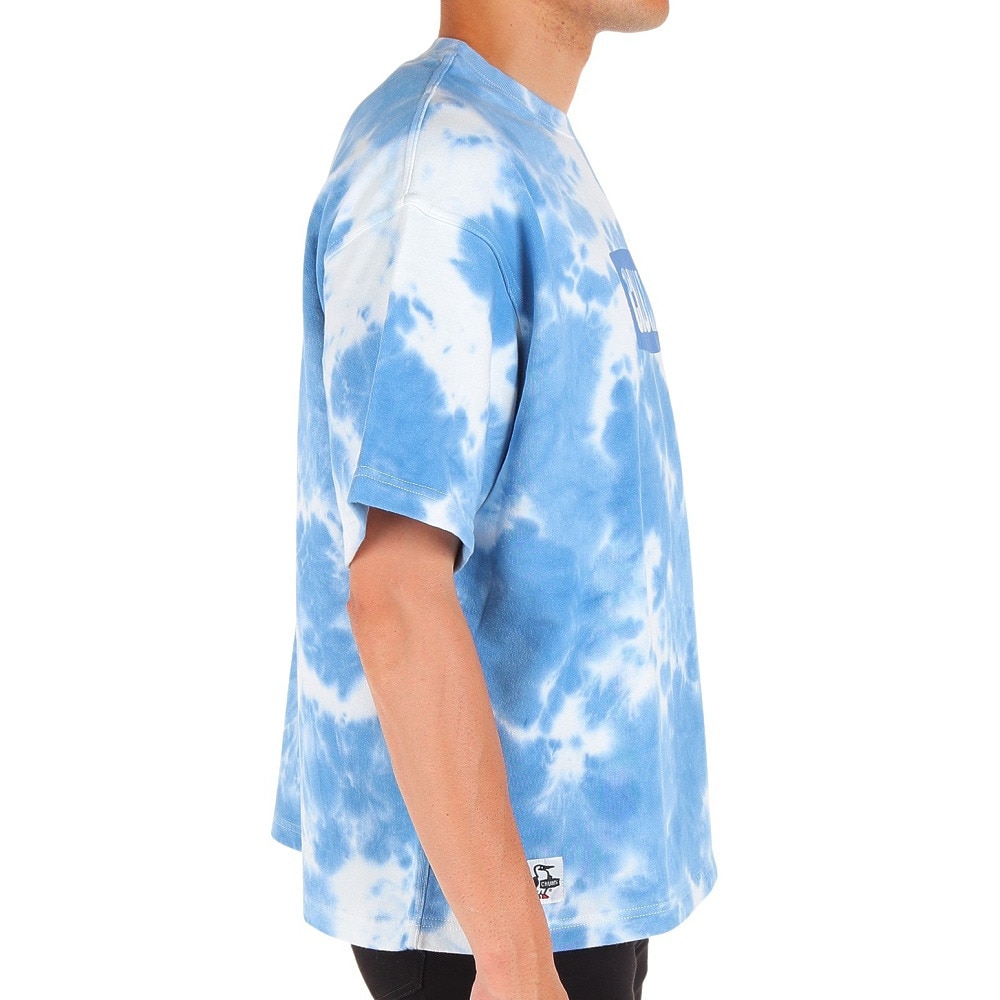 チャムス（CHUMS）（メンズ、レディース）半袖Tシャツ オーバーサイズドショートスリーブロゴクルートップループパイル CH00-1385-Z265 ブルー