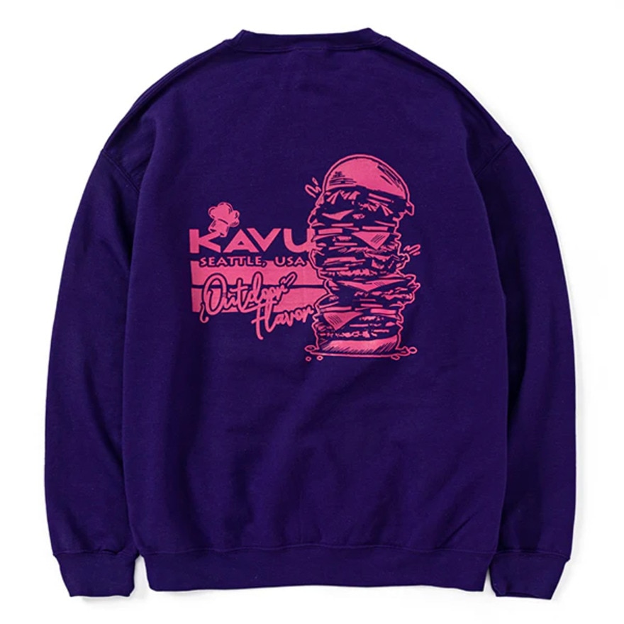 カブー（KAVU）（メンズ）トレーナー スウェット バーガースウェット 19821946 PPL パープル