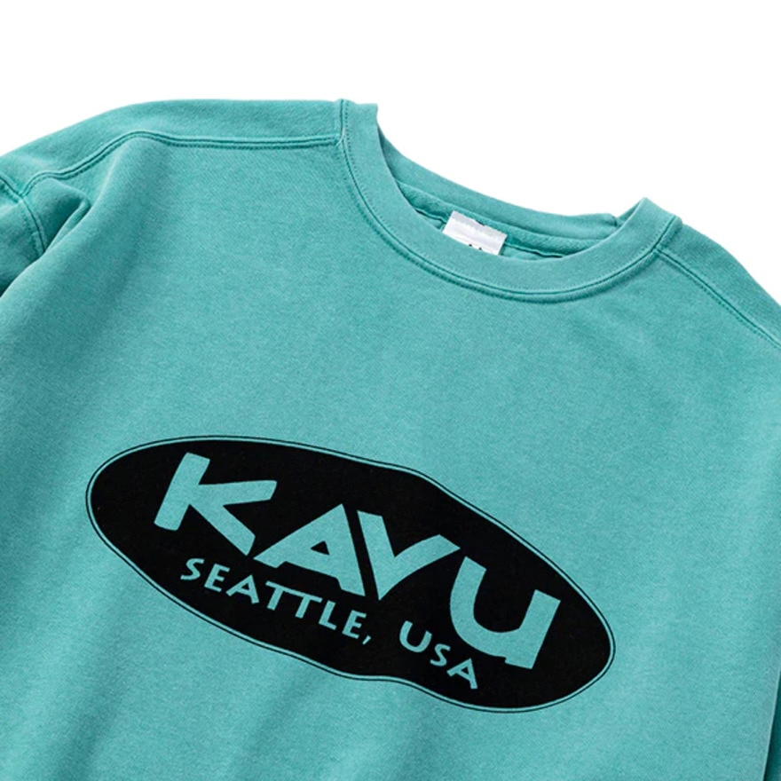 カブー（KAVU）（メンズ）トレーナー スウェット オーバルスウェット 19821948 SFM エメグリーン