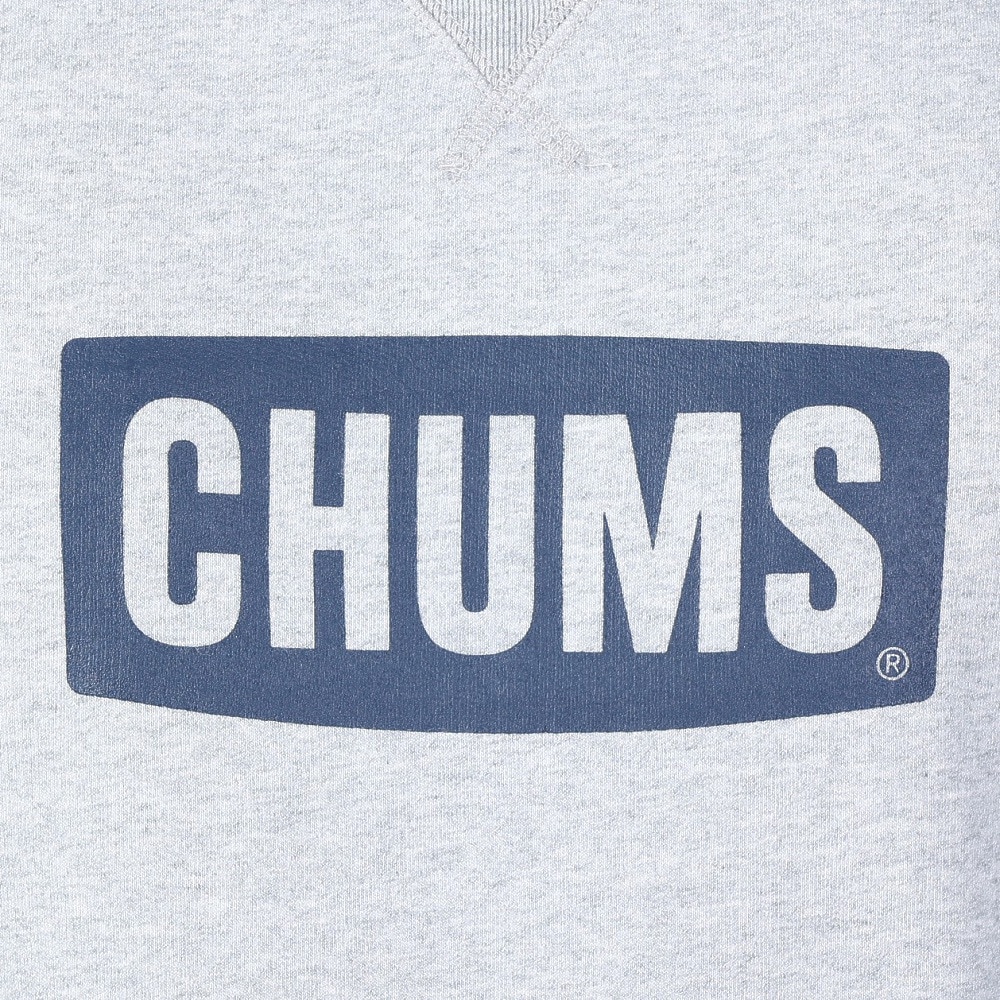 チャムス（CHUMS）（メンズ）スウェット トレーナー チャムス ロゴ クルートップ CH00-1416-G050 グレー 裏起毛 綿100