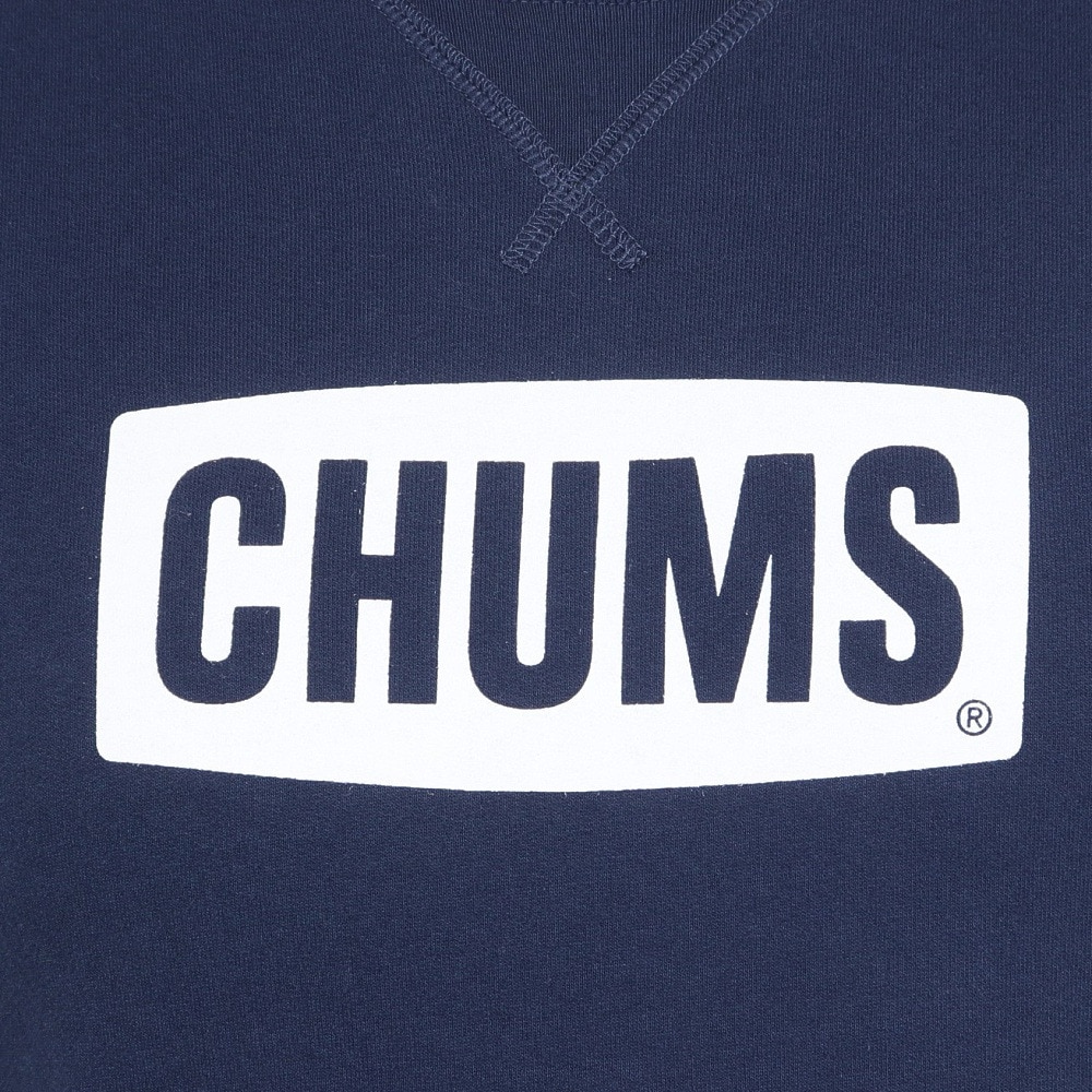 チャムス（CHUMS）（メンズ）スウェット トレーナー チャムス ロゴ クルートップ CH00-1416-N082 ネイビー 裏起毛 綿100