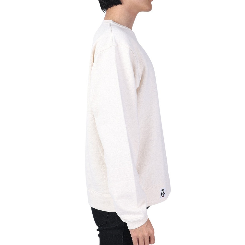チャムス（CHUMS）（メンズ）スウェット トレーナー チャムス ロゴ クルートップ CH00-1416-W096 アイボリー 裏起毛 綿100