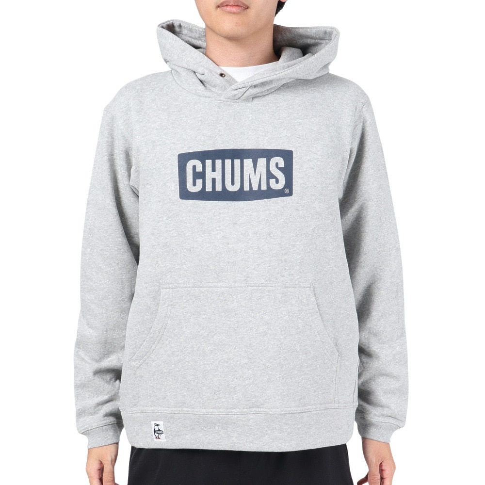チャムス（CHUMS）（メンズ）スウェット パーカー チャムス ロゴ プルオーバー CH00-1418-G050 グレー 裏起毛 綿100