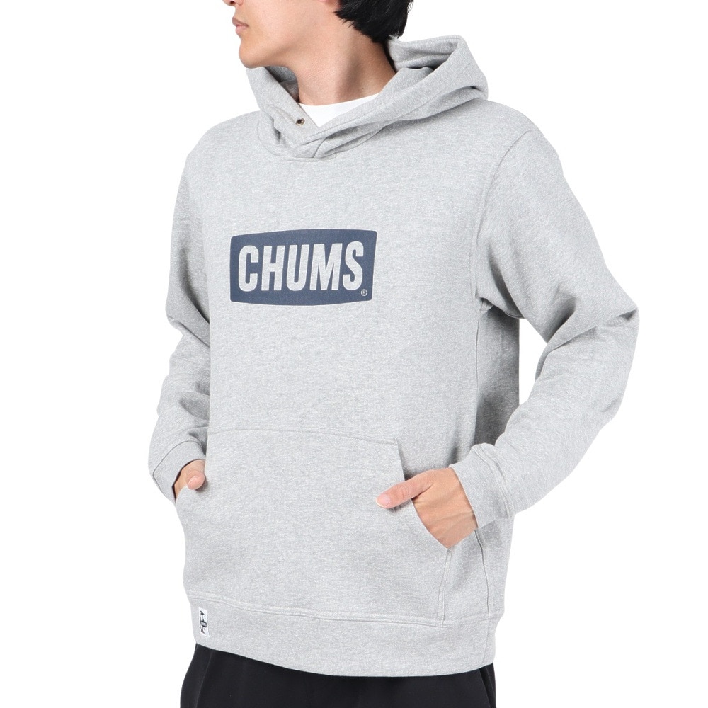 チャムス（CHUMS）（メンズ）ロゴプルオーバーパーカー CH00-1418-G050