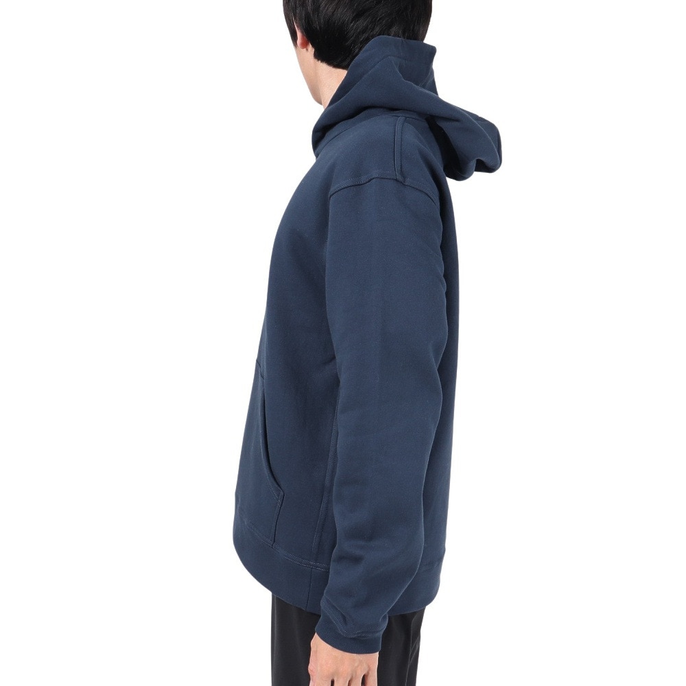 チャムス（CHUMS）（メンズ）スウェット パーカー チャムス ロゴ プルオーバー CH00-1418-N082 ネイビー×ホワイト 裏起毛 綿100