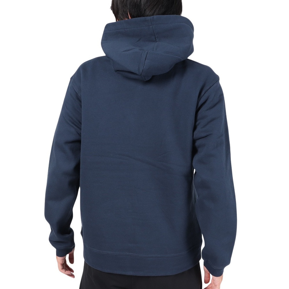 チャムス（CHUMS）（メンズ）スウェット パーカー チャムス ロゴ プルオーバー CH00-1418-N082 ネイビー×ホワイト 裏起毛 綿100
