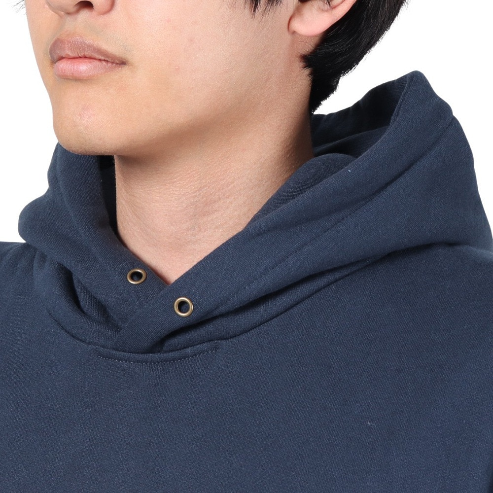チャムス（CHUMS）（メンズ）スウェット パーカー チャムス ロゴ プルオーバー CH00-1418-N082 ネイビー×ホワイト 裏起毛 綿100