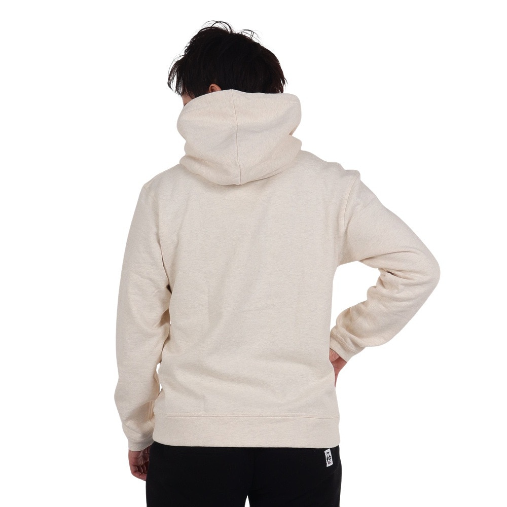 チャムス（CHUMS）（メンズ）スウェット パーカー ブービーフェイス プルオーバー CH00-1419-W095 ホワイト×ネイビー 裏起毛 綿100