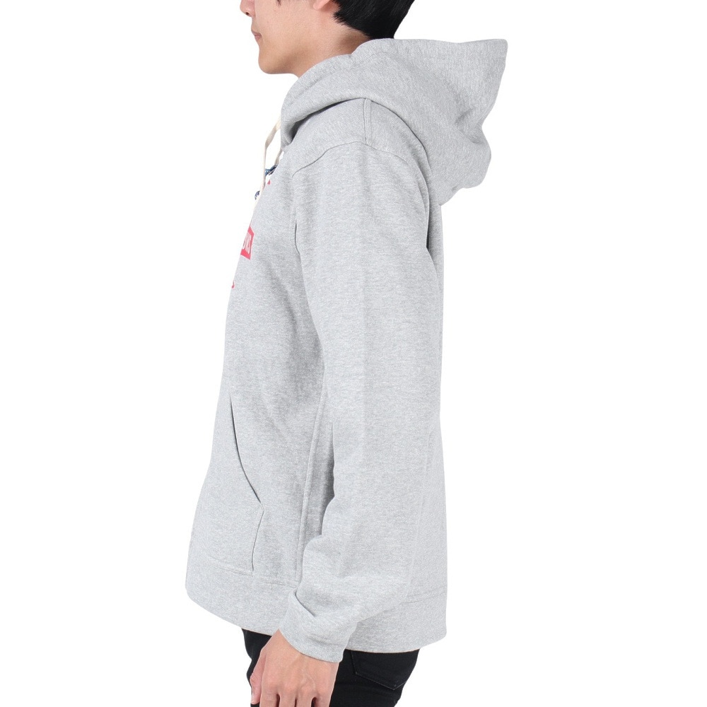 チャムス（CHUMS）（メンズ）スウェット パーカー ブービー ロゴ ジップパーカー CH00-1420-G045 チャコールグレー 裏起毛 綿100